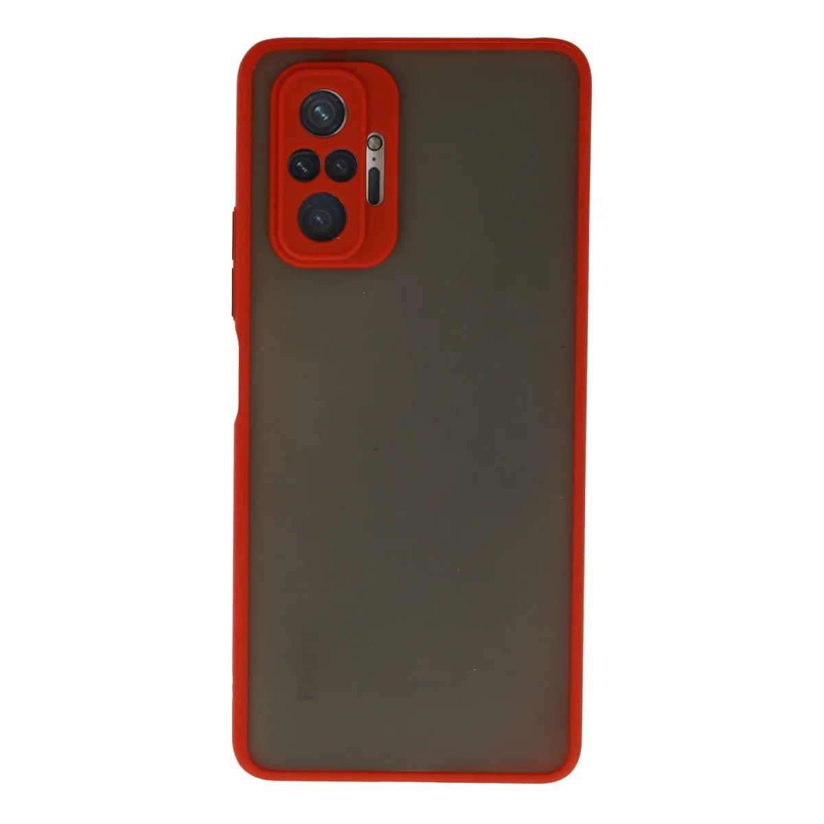 Redmi Note 10 Pro Kılıf Montreal Silikon Kapak - Kırmızı