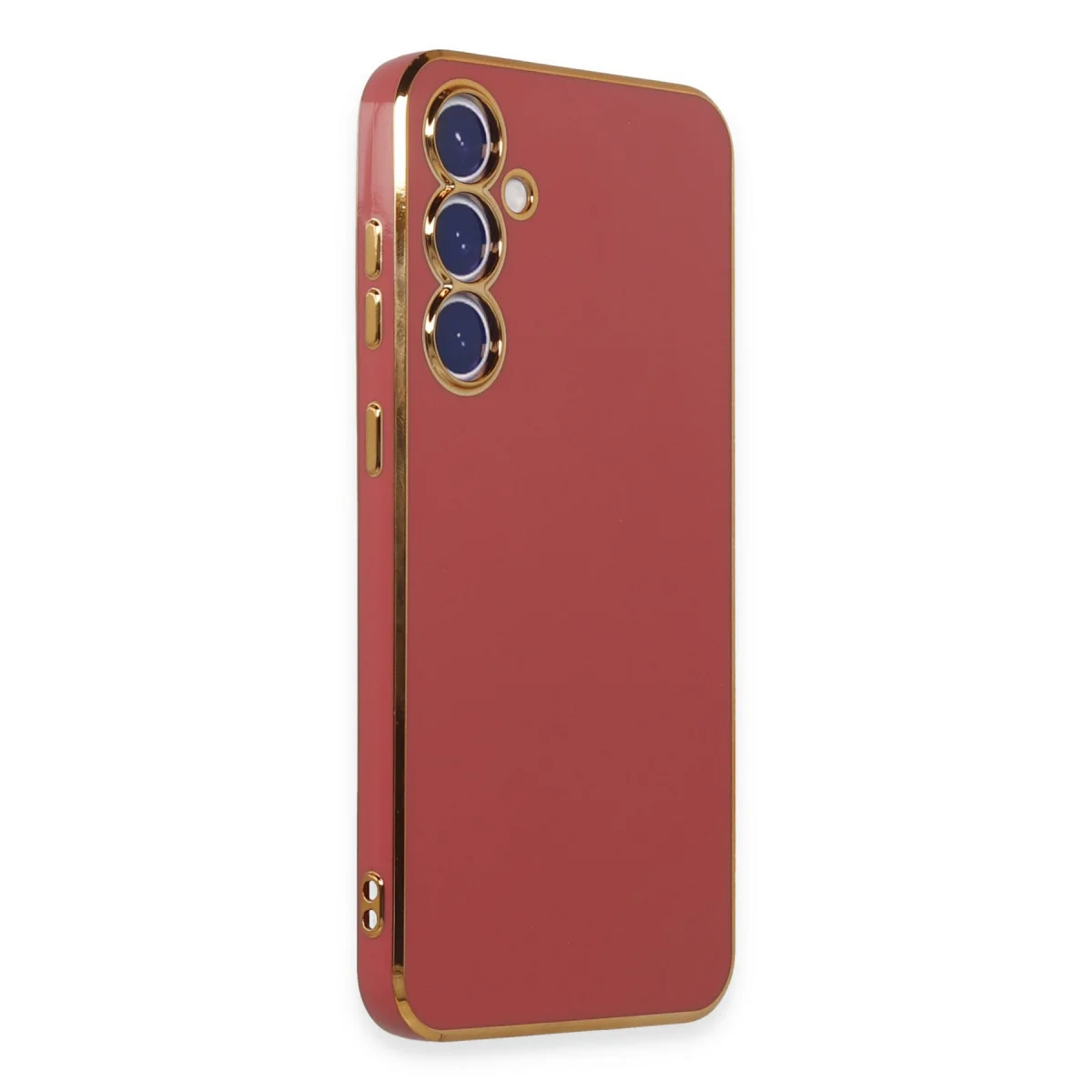Galaxy S23 FE Kılıf Volet Silikon - Kırmızı