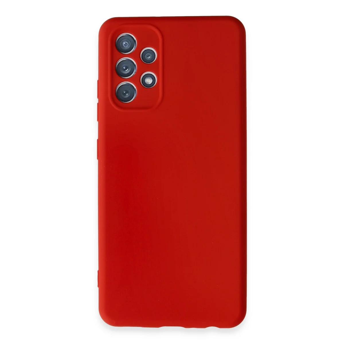 Galaxy A32 Kılıf First Silikon - Kırmızı