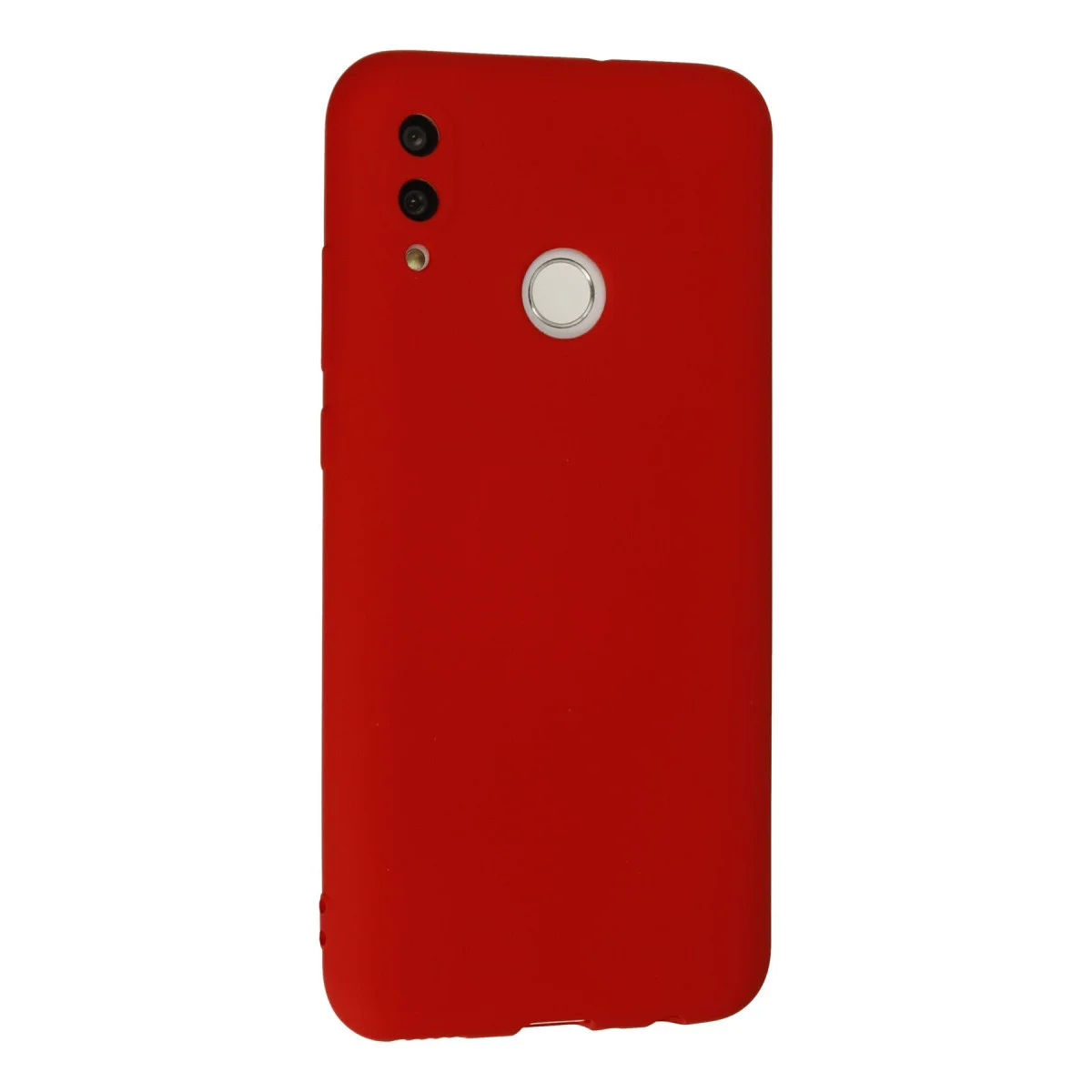 P Smart 2019 Kılıf Nano içi Kadife Silikon - Kırmızı