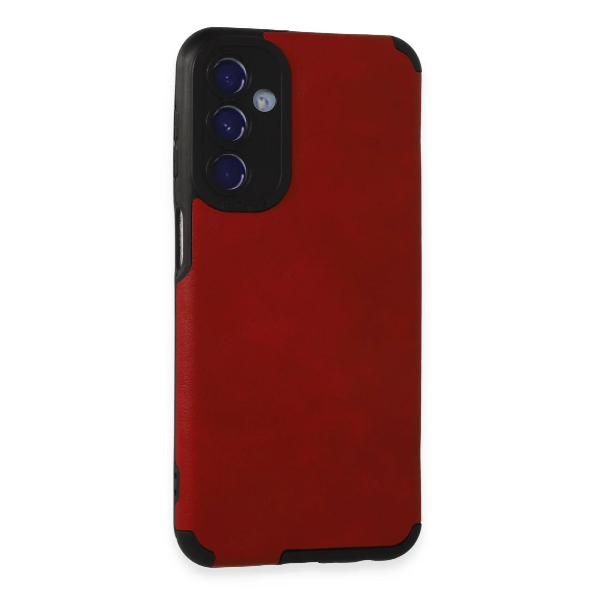 Galaxy M34 5G Kılıf Loop Deri Silikon - Kırmızı