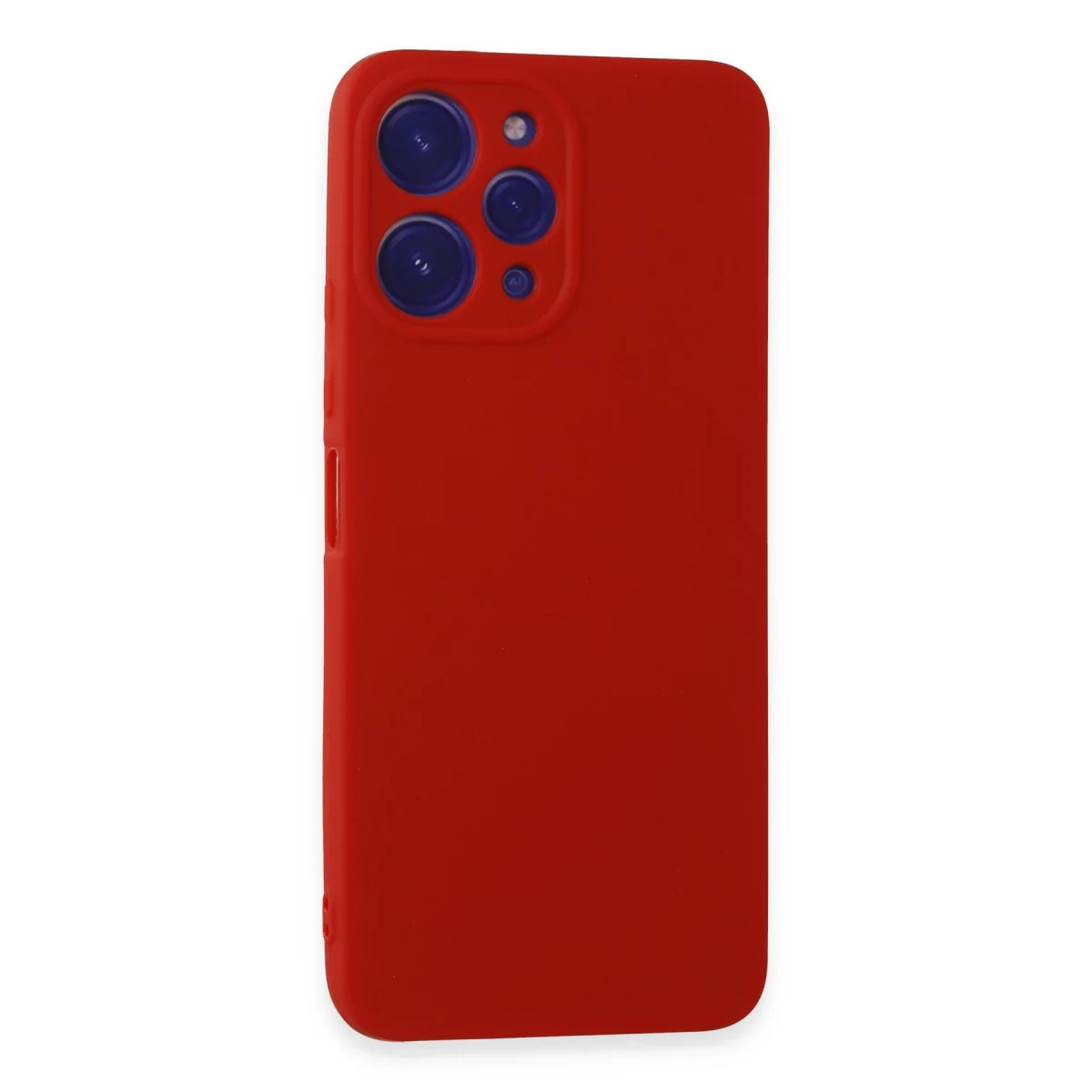 Redmi 12 Kılıf First Silikon - Kırmızı