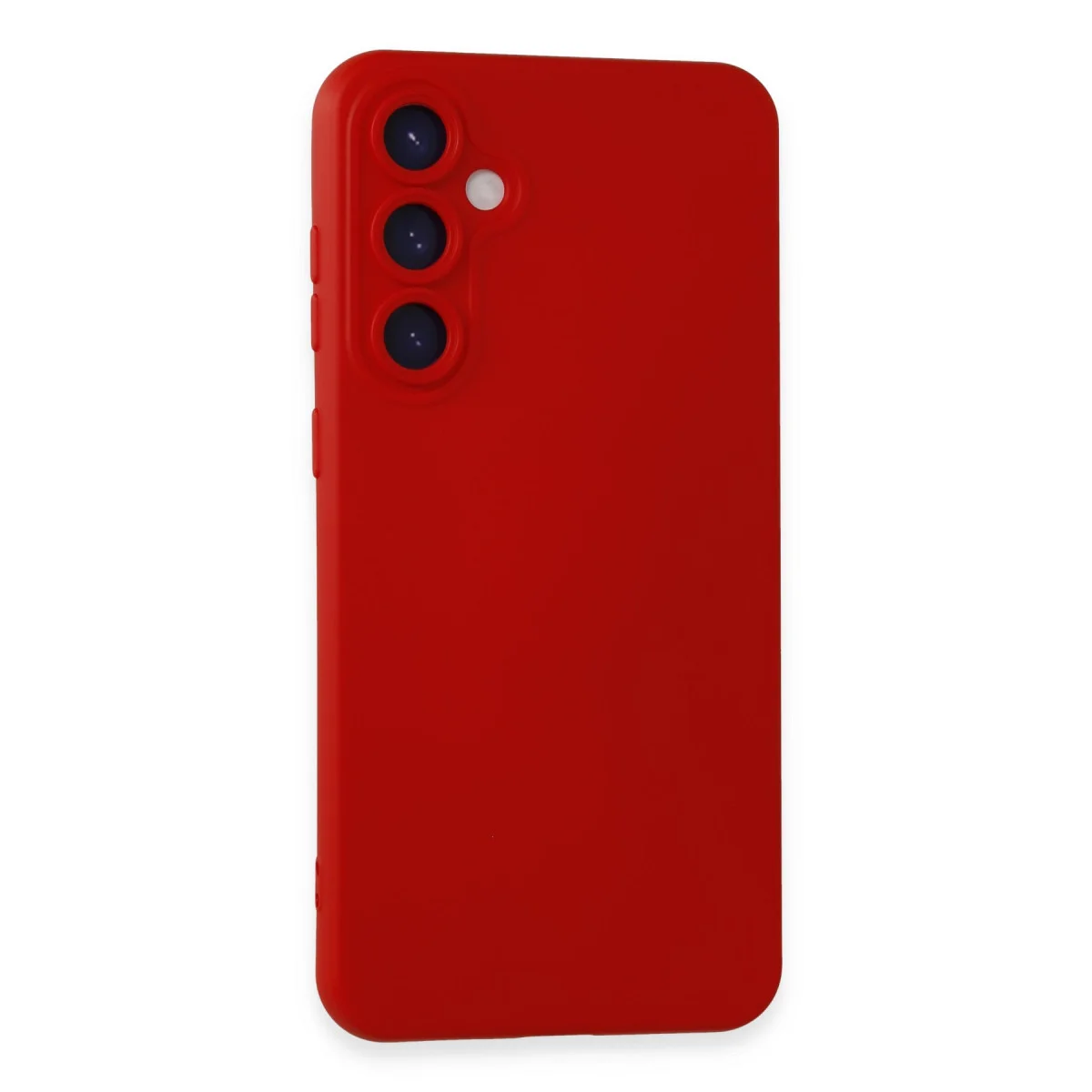 Galaxy S23 FE Kılıf Nano içi Kadife Silikon - Kırmızı