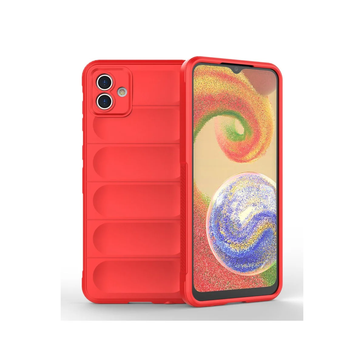 Galaxy A04 Kılıf Optimum Silikon - Kırmızı