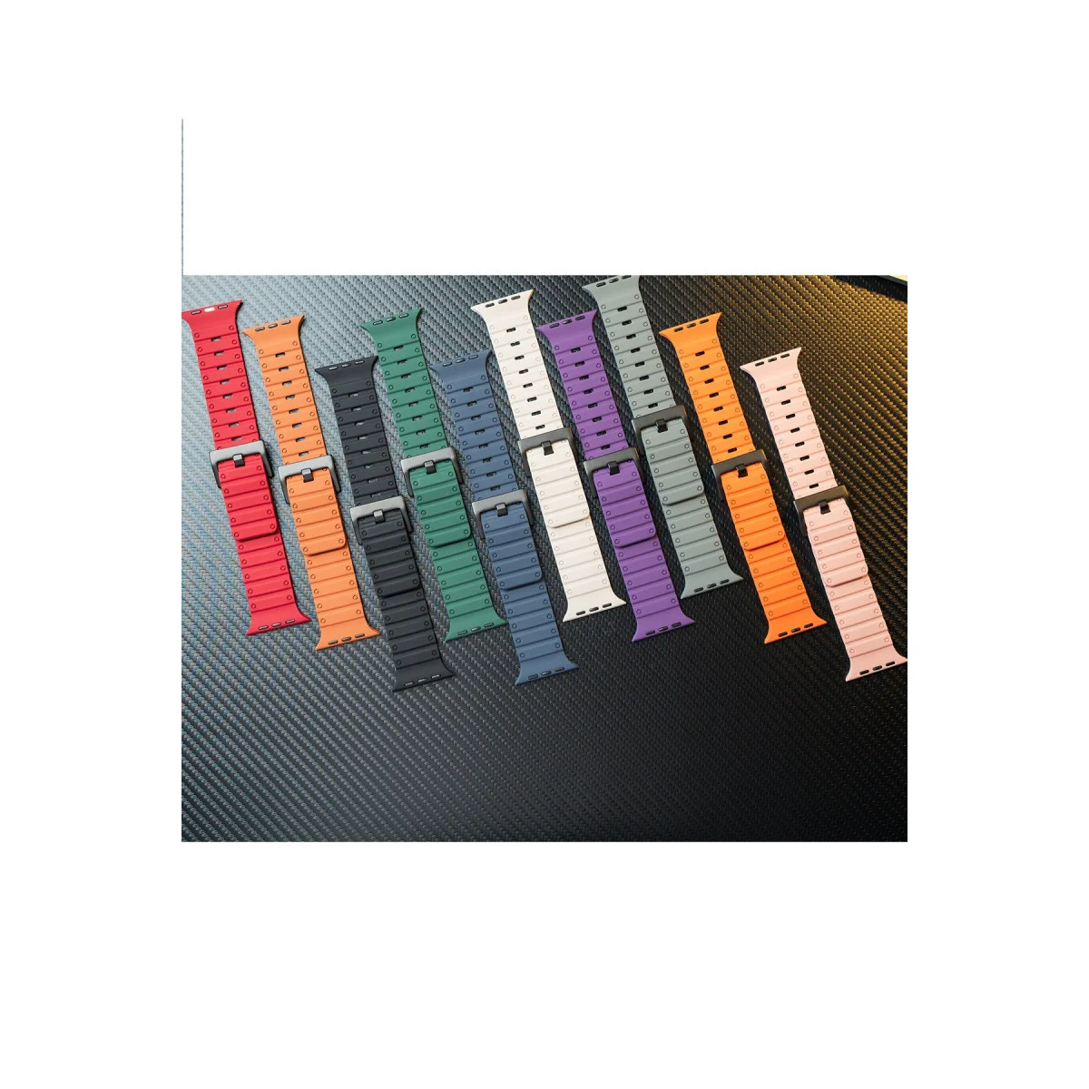 Watch 42mm Magnus Mıknatıslı Silikon Kordon - Kırmızı