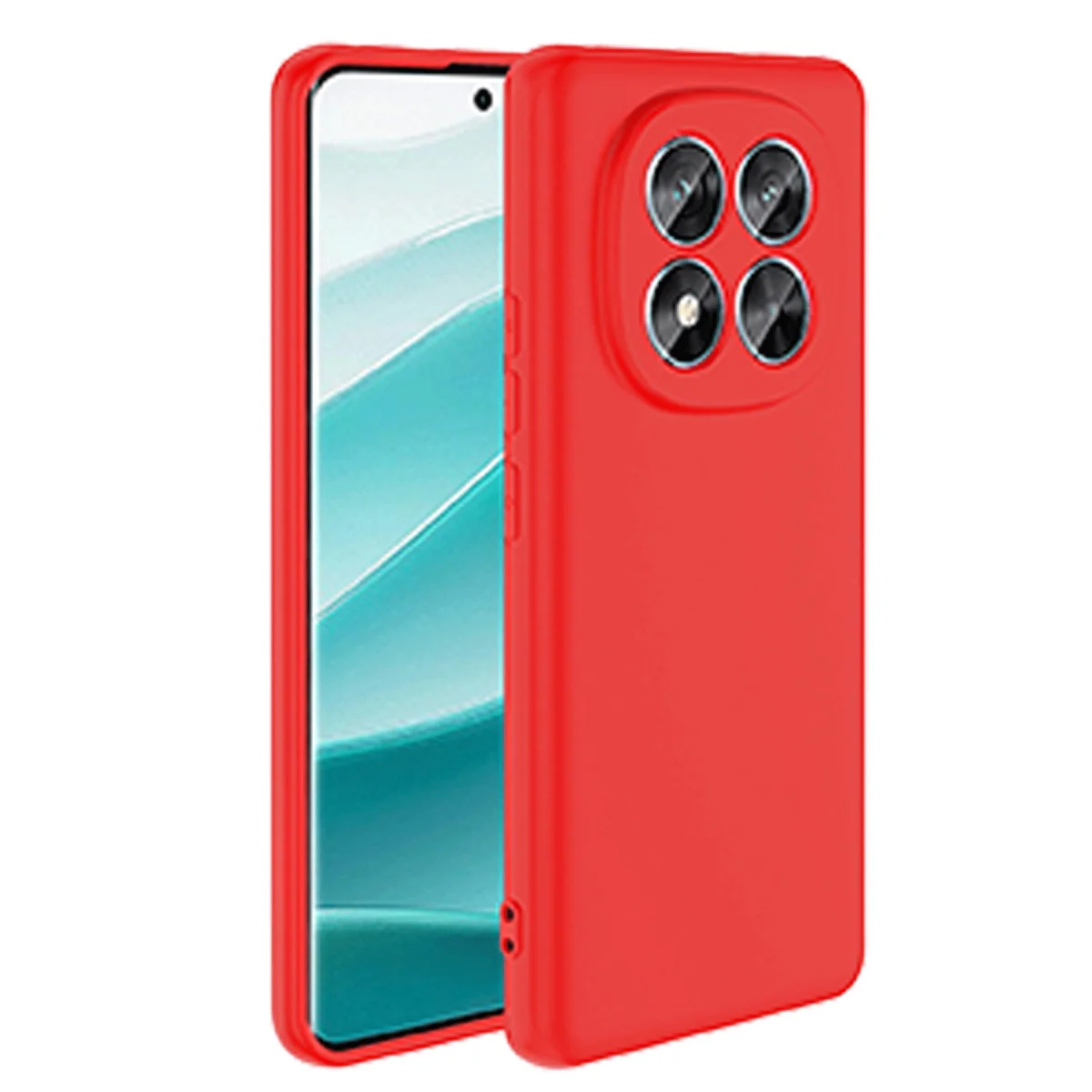 Redmi Note 14 Pro 5G Kılıf First Silikon - Kırmızı