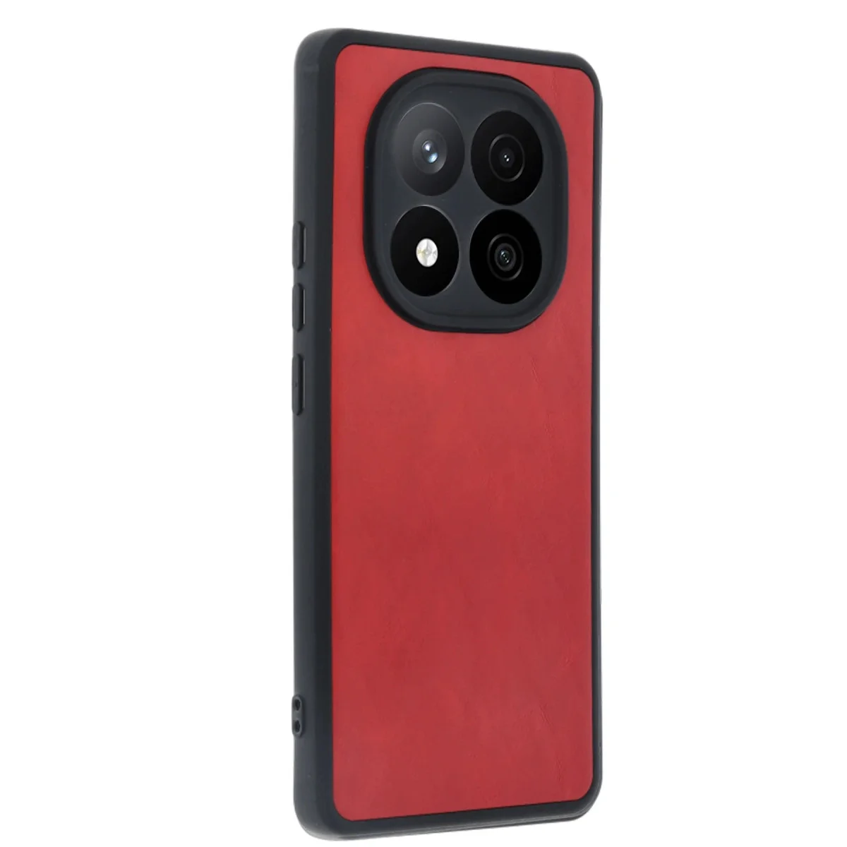 Redmi Note 14 Pro 4G Kılıf Aras Deri Kapak - Kırmızı