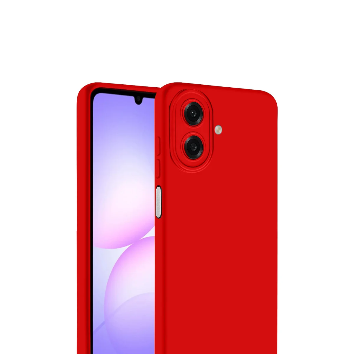 Galaxy A07 4G Nano içi Kadife Silikon - Kırmızı