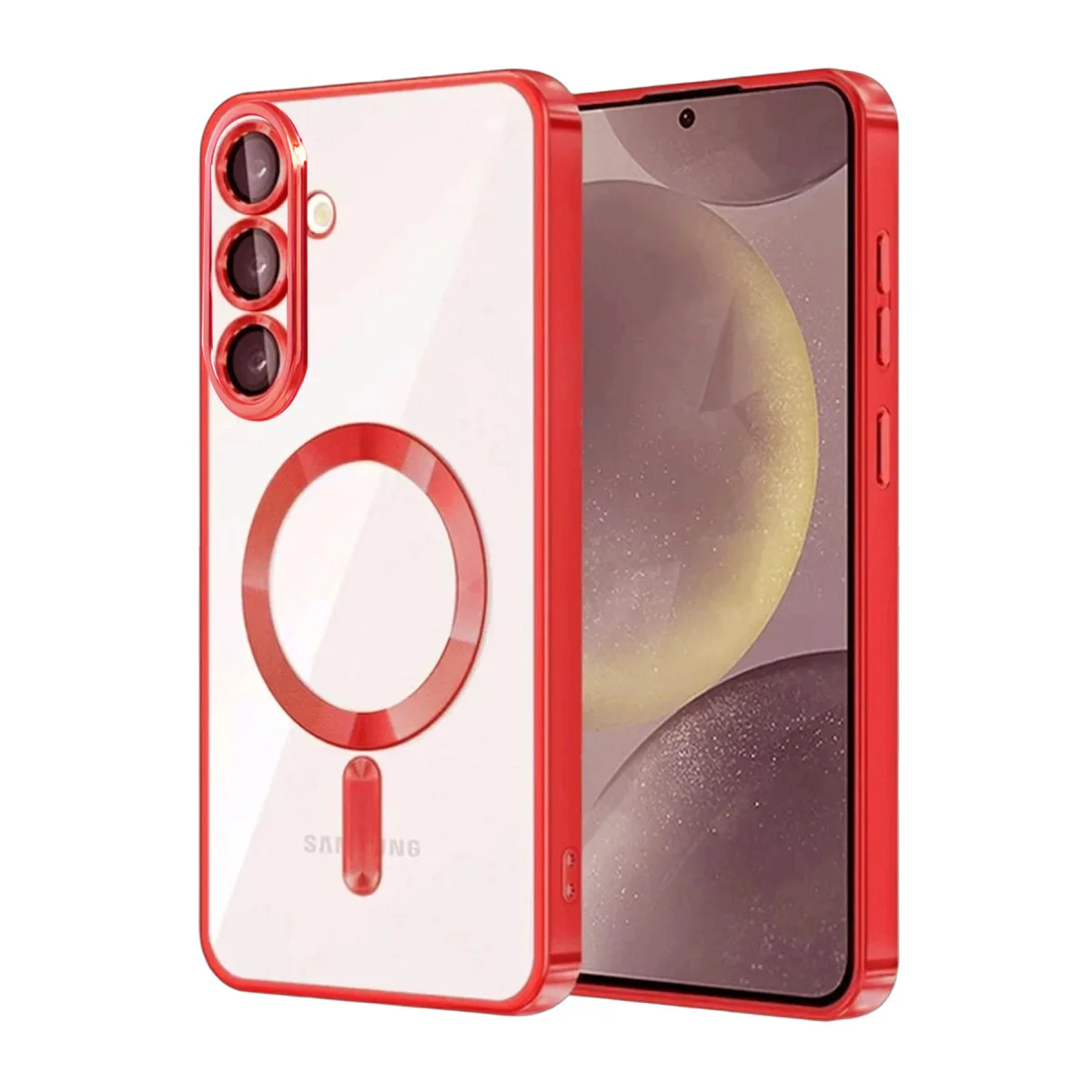 Galaxy A37 5G Kross Magneticsafe Kapak - Kırmızı