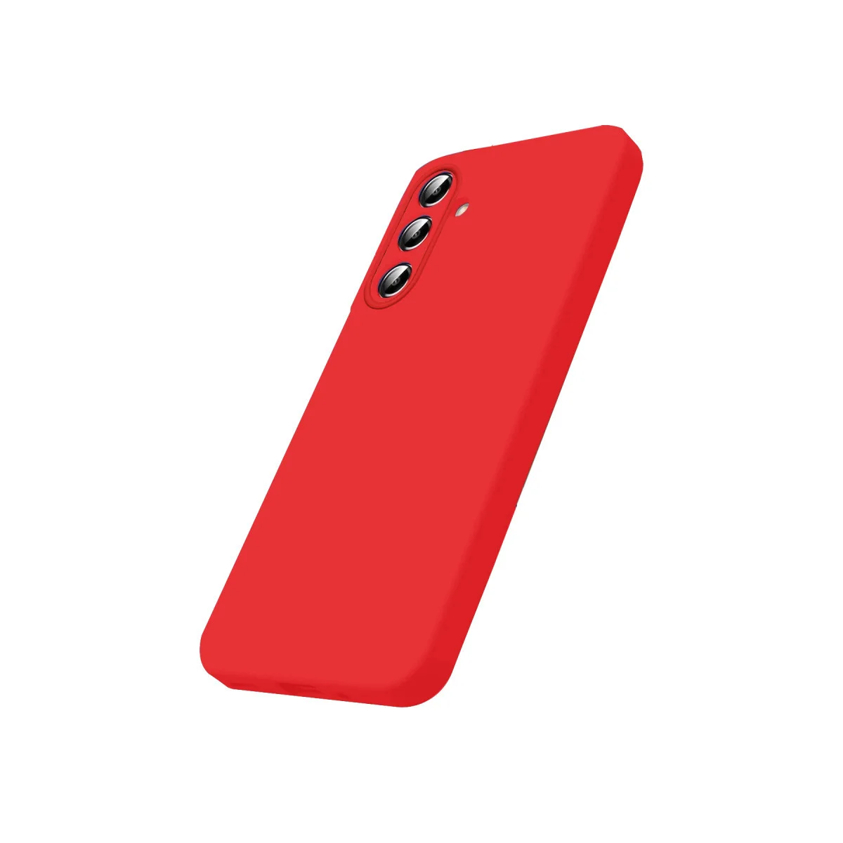 Galaxy S26 Nano içi Kadife Silikon - Kırmızı