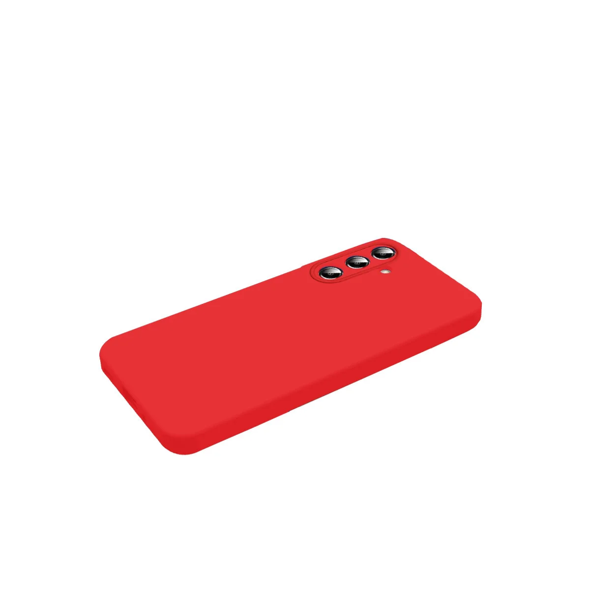 Galaxy S26 Nano içi Kadife Silikon - Kırmızı
