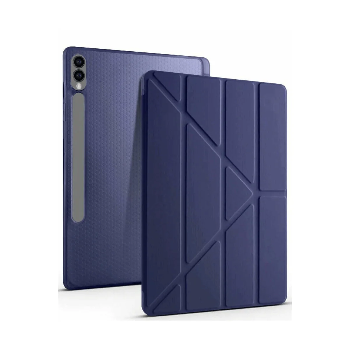 Galaxy X610 Tab S9 FE Plus 12.4 Kılıf Kalemlikli Mars Tablet Kılıfı - Lacivert