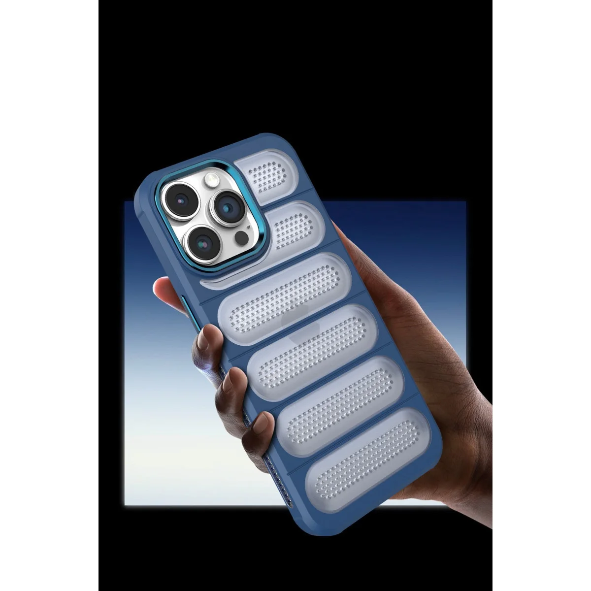 iPhone 14 Pro Kılıf Airmax Silikon Kapak - Lacivert