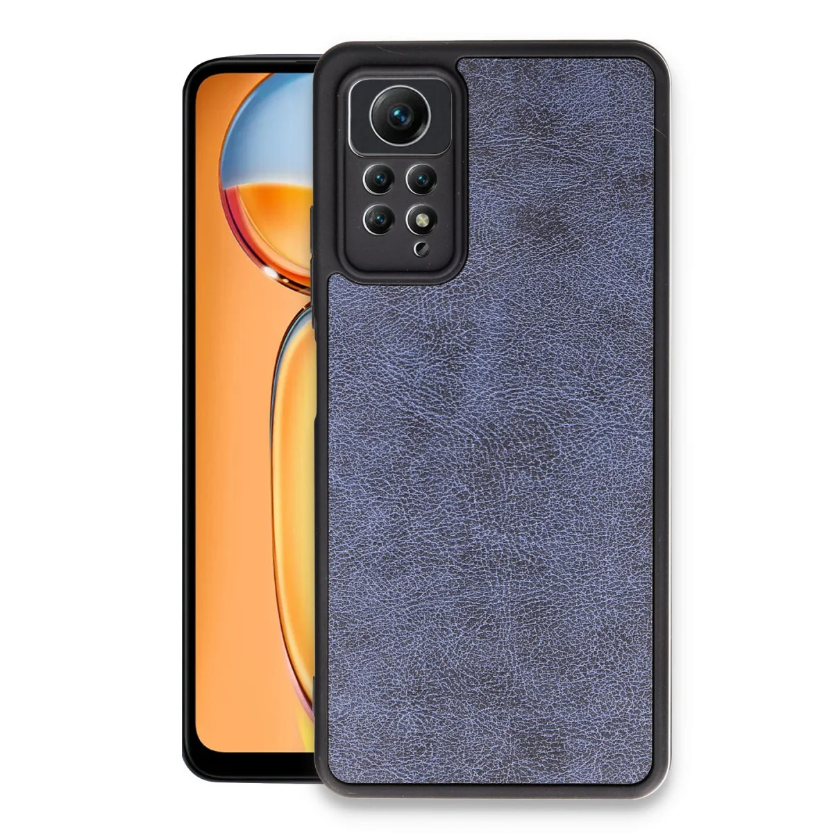 Redmi Note 12 Pro 4G Kılıf Aras Deri Kapak - Lacivert