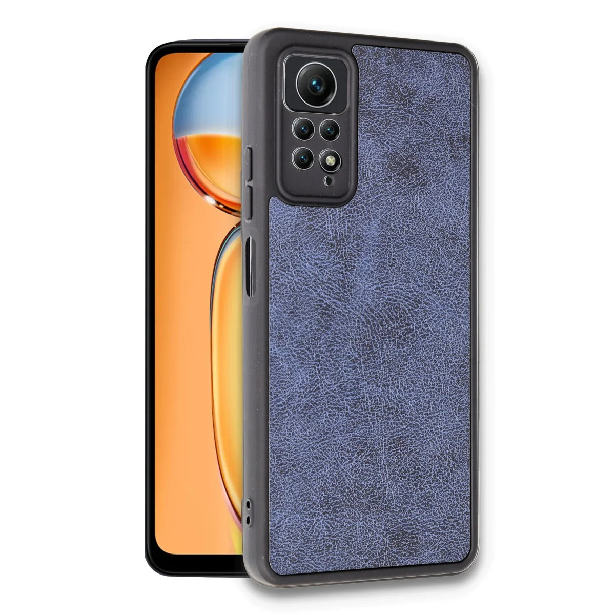 Redmi Note 12 Pro 4G Kılıf Aras Deri Kapak - Lacivert