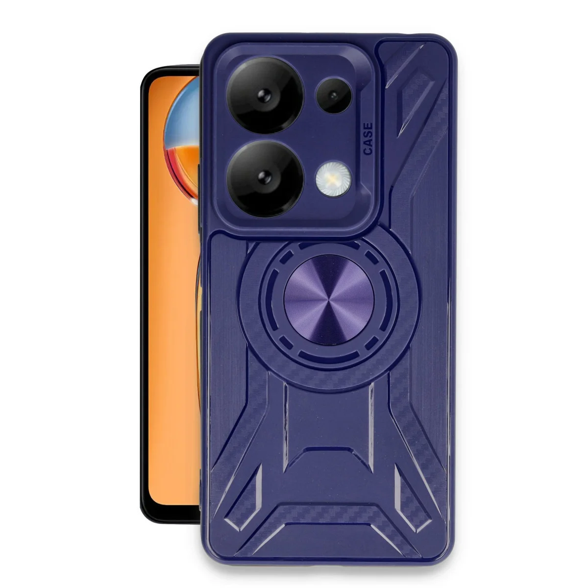 Redmi Note 13 Pro 4G Kılıf Lincoln Silikon - Lacivert