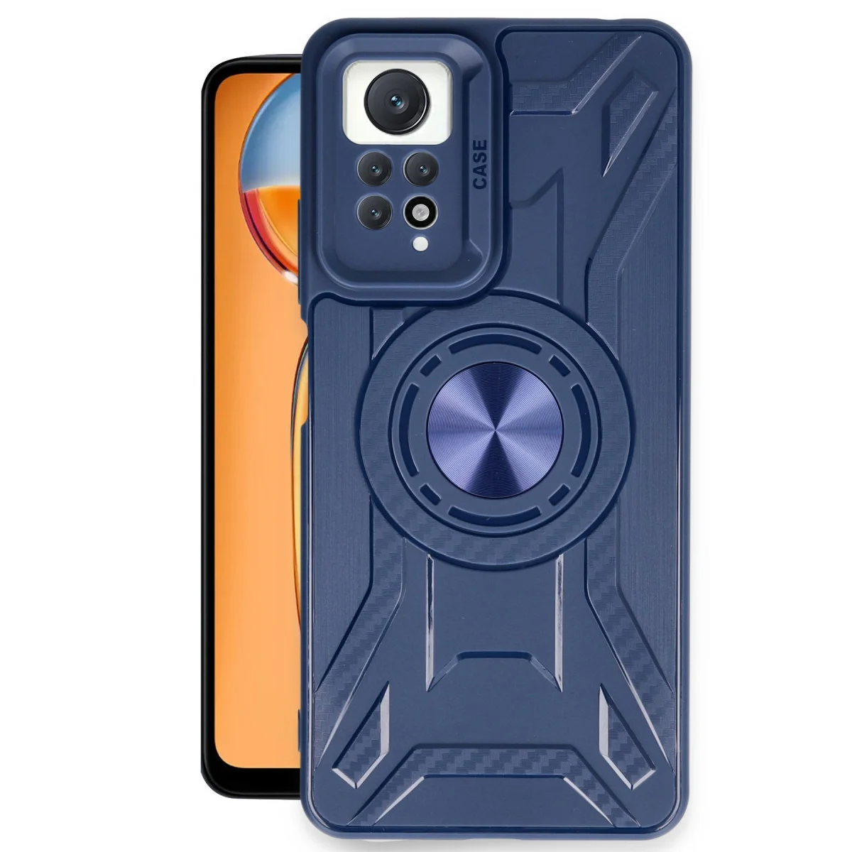 Redmi Note 12 Pro 4G Kılıf Lincoln Silikon - Lacivert