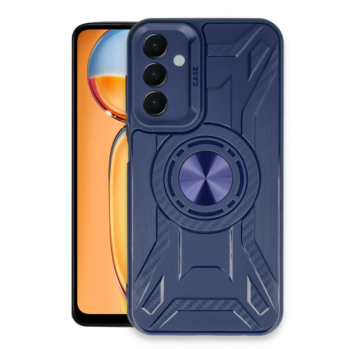 Galaxy M15 Kılıf Lincoln Silikon - Lacivert