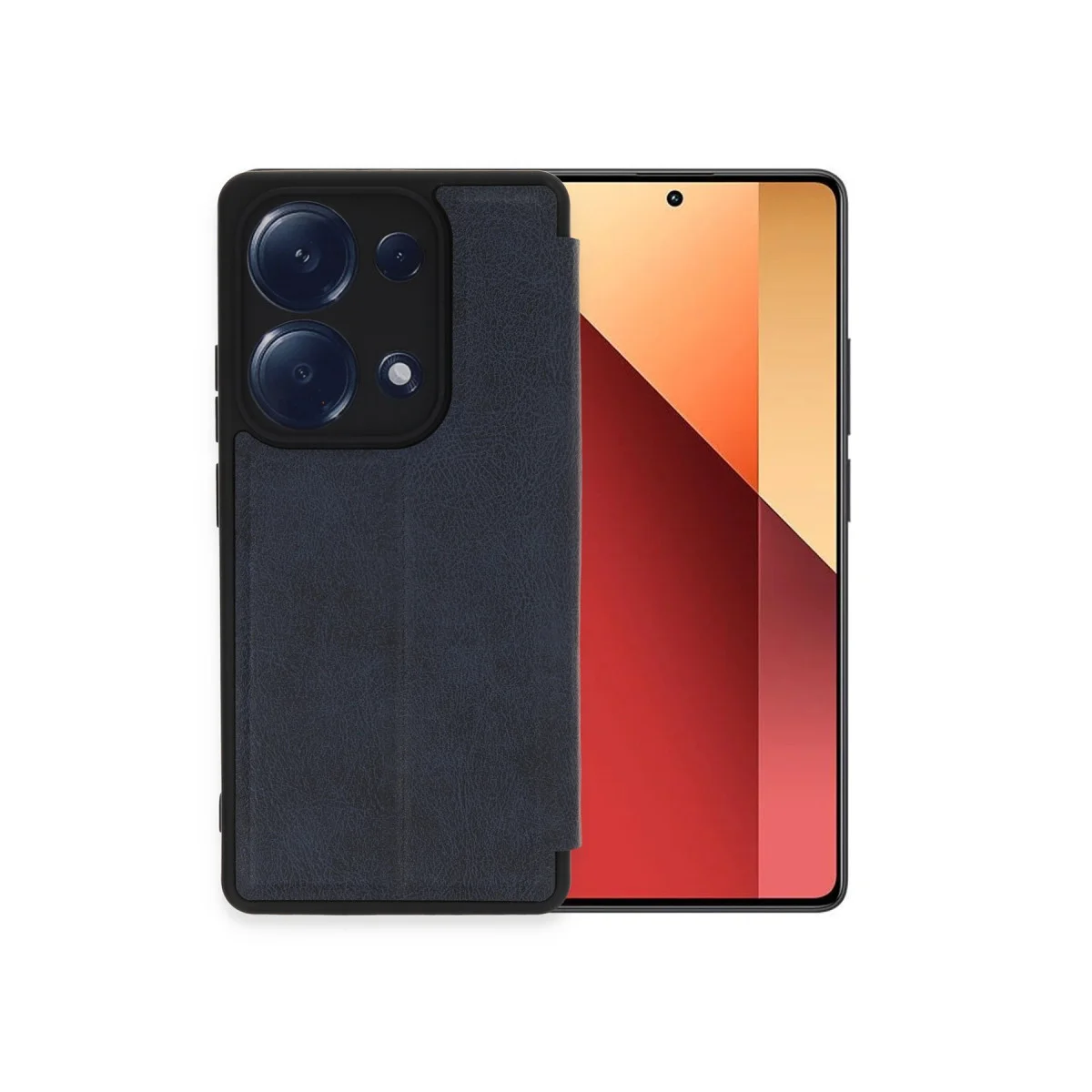 Redmi Note 13 Pro 4G Kılıf Flip Cover - Lacivert