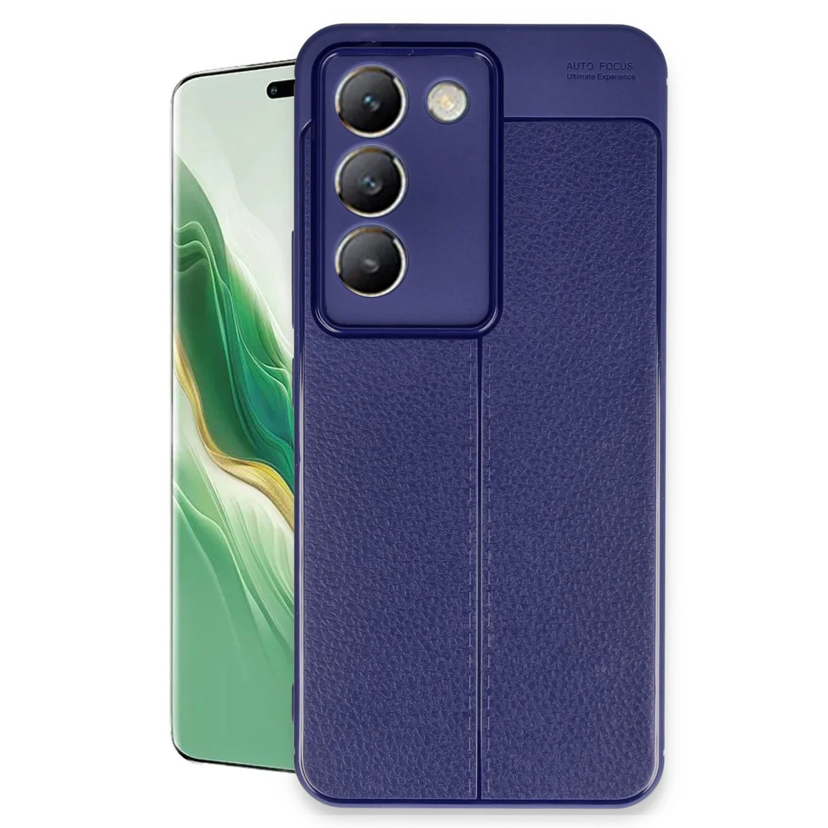 V30 Lite 4G Kılıf Auto Focus Kapak - Lacivert
