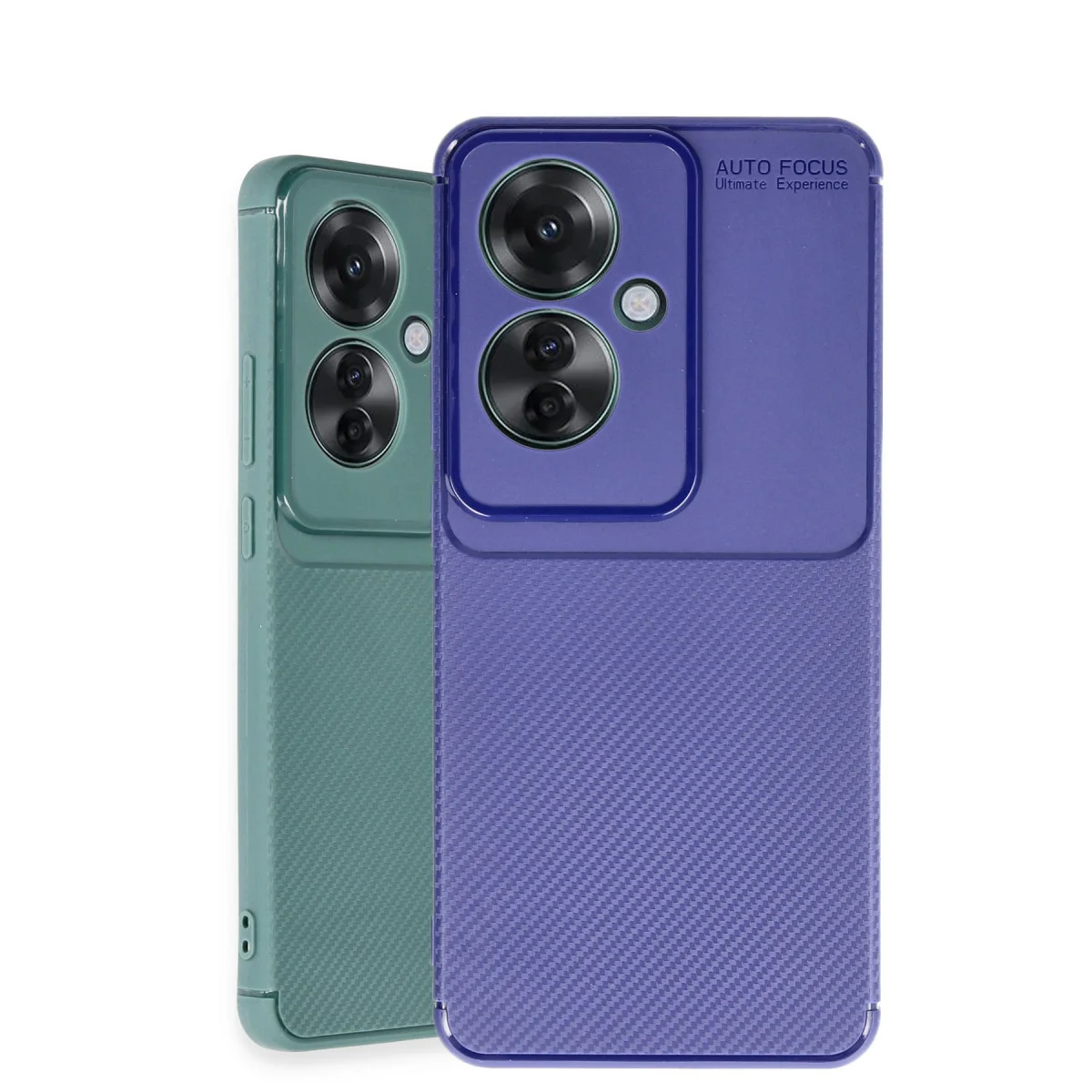 Reno 11F Kılıf Auto Focus Karbon Kapak - Lacivert