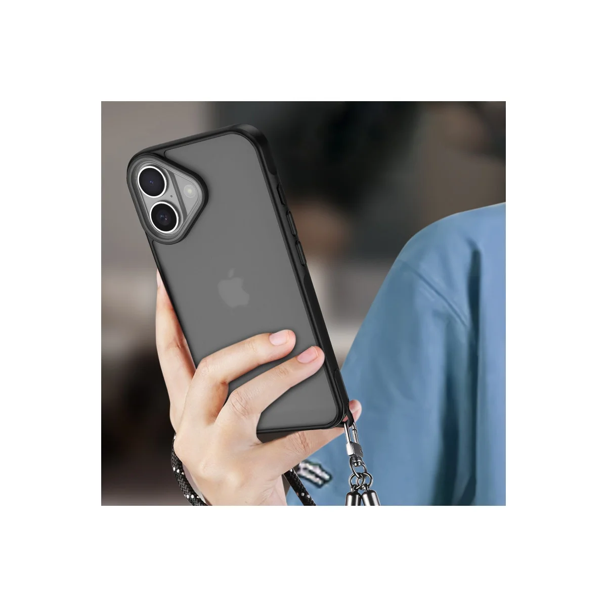 iPhone 16 Kılıf Elegant Kapak - Lacivert