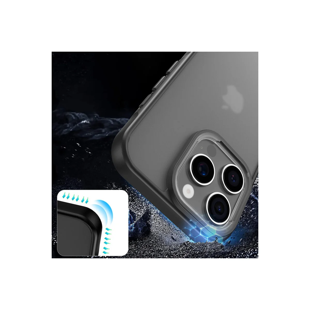 iPhone 16 Pro Kılıf Elegant Kapak - Lacivert