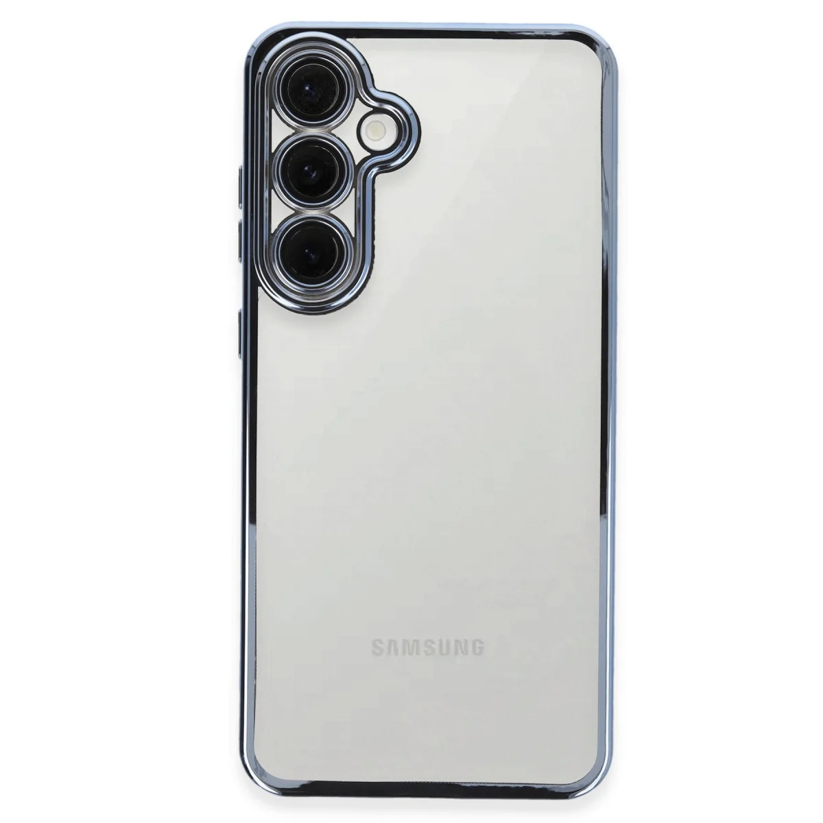 Galaxy S24 FE Kılıf Razer Lensli Silikon - Lacivert