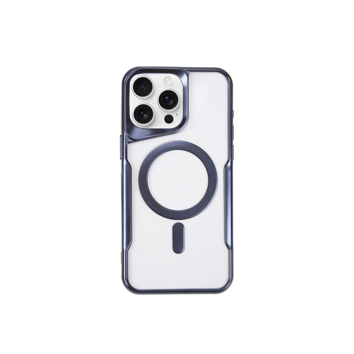 iPhone 11 Pro Max Kılıf Boyi Magsafe Silikon Kapak - Lacivert