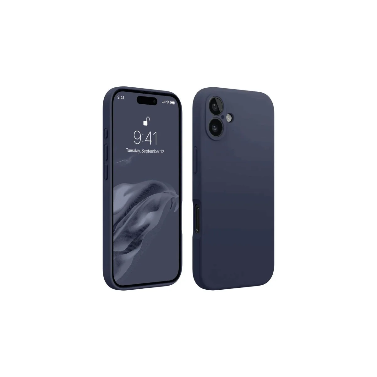 iPhone 16 Plus Kılıf First Silikon - Lacivert