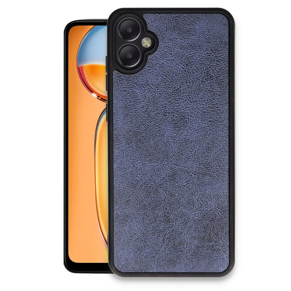 Galaxy A06 Kılıf Aras Deri Kapak - Lacivert