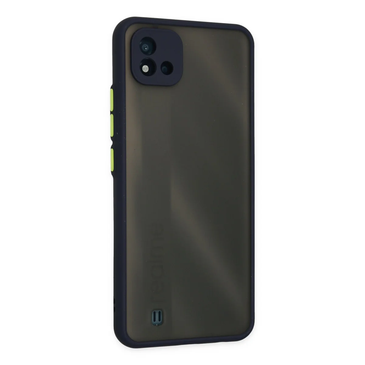 Realme C11 2021 Kılıf Montreal Silikon Kapak - Lacivert