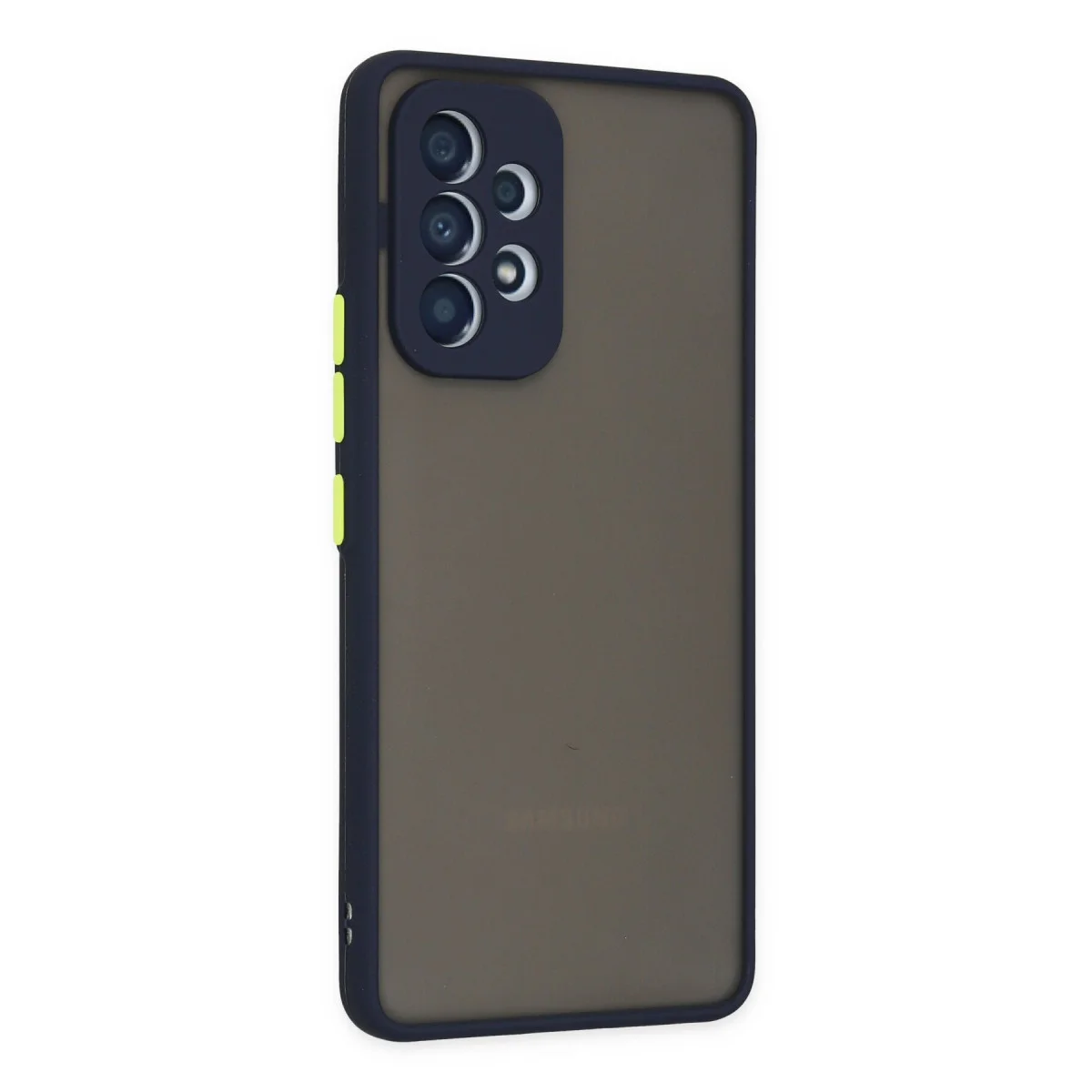 Galaxy A73 5G Kılıf Montreal Silikon Kapak - Lacivert