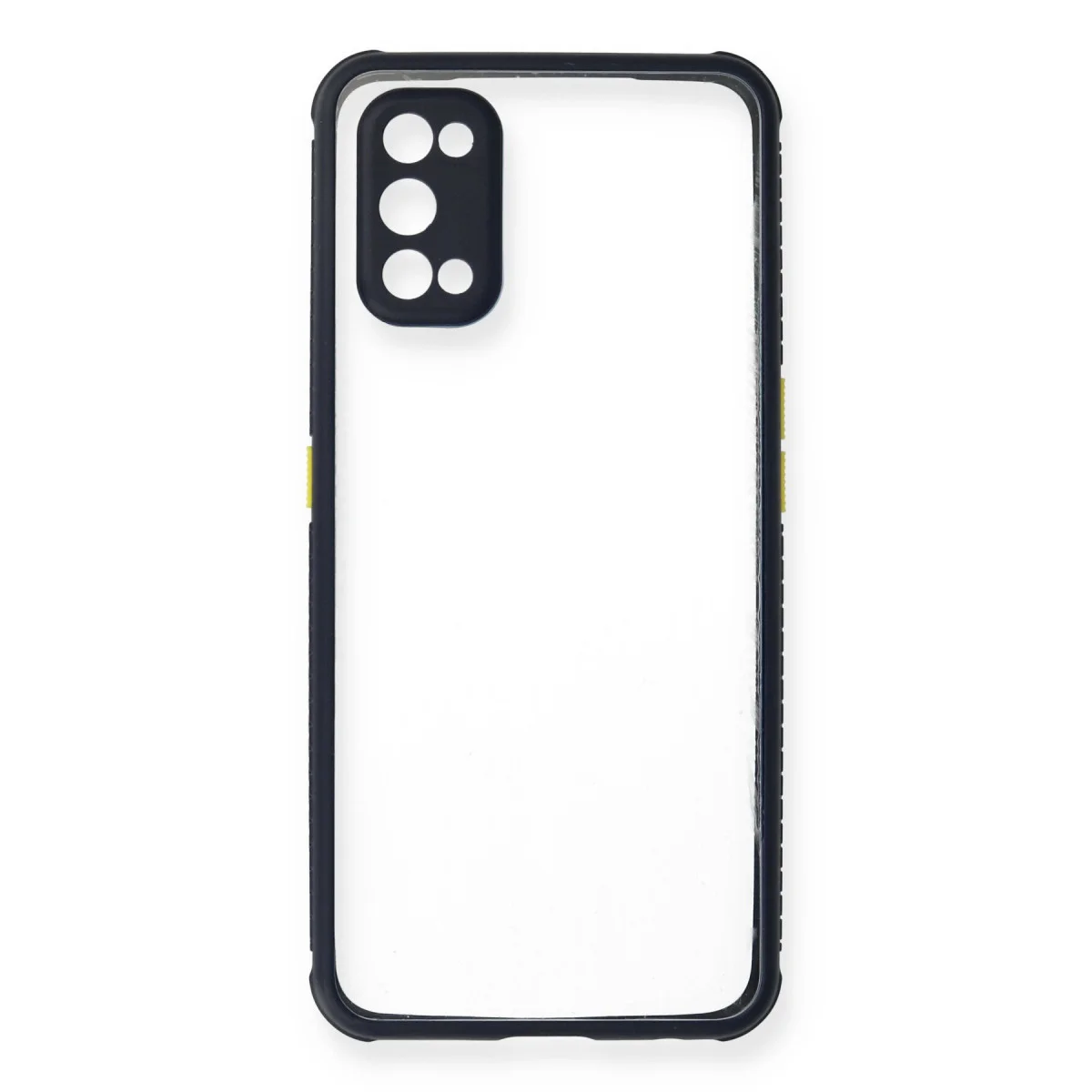 Realme 7 Pro Kılıf Miami Şeffaf Silikon - Lacivert