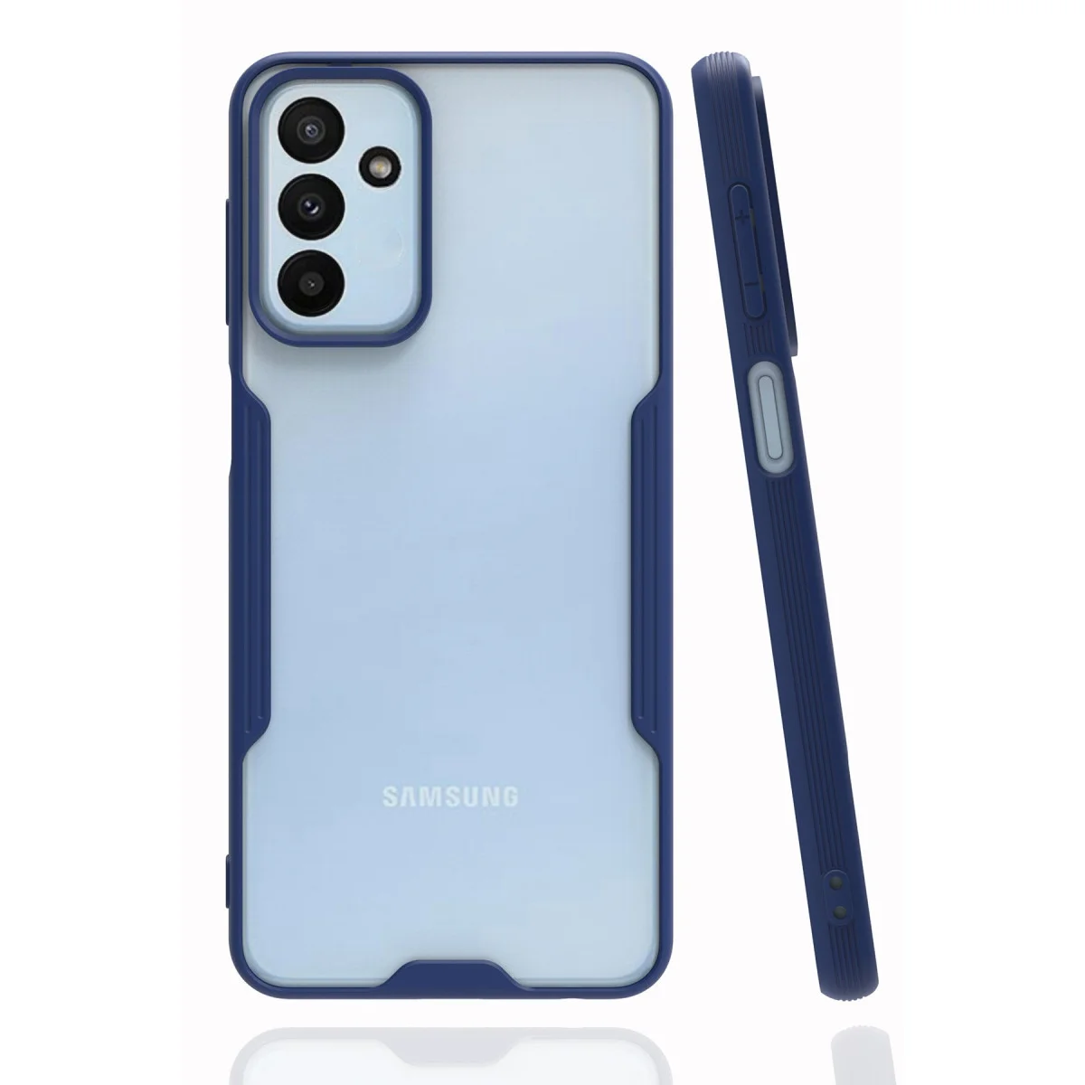 Galaxy M23 Kılıf Platin Silikon - Lacivert