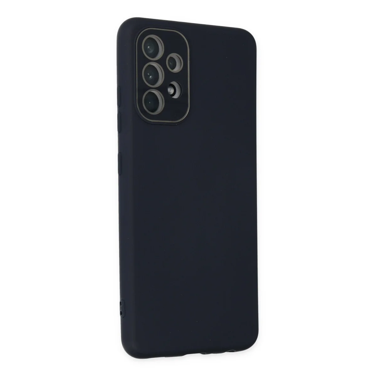 Galaxy A53 5G Kılıf Lansman Glass Kapak - Lacivert