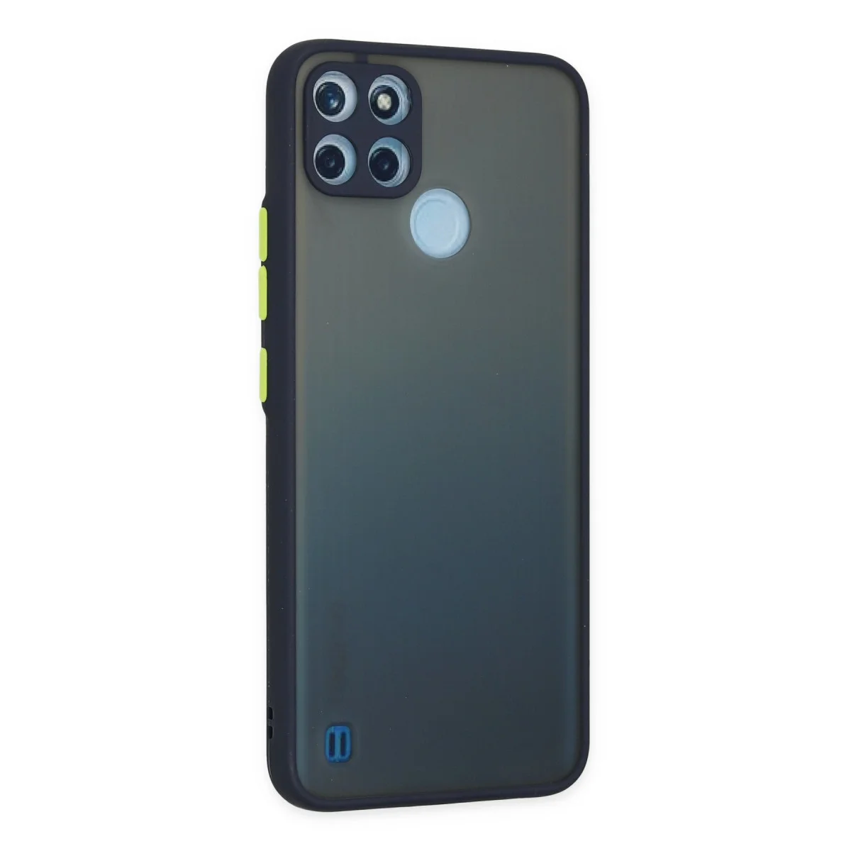 Realme C21Y Kılıf Montreal Silikon Kapak - Lacivert