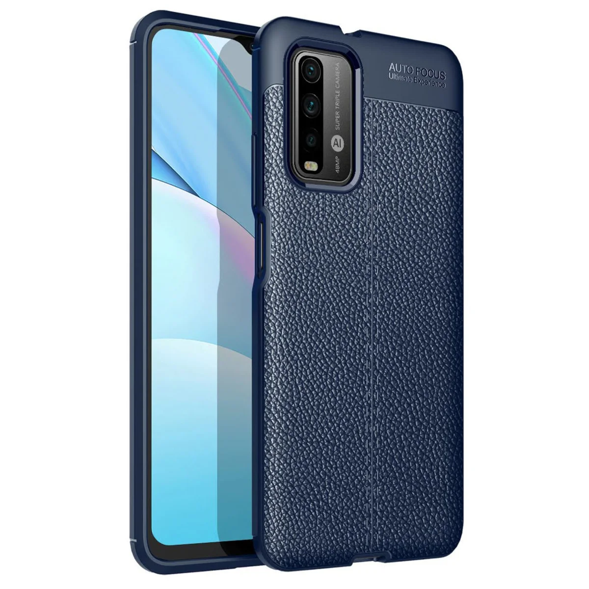 Redmi 9T Kılıf Auto Focus Kapak - Lacivert