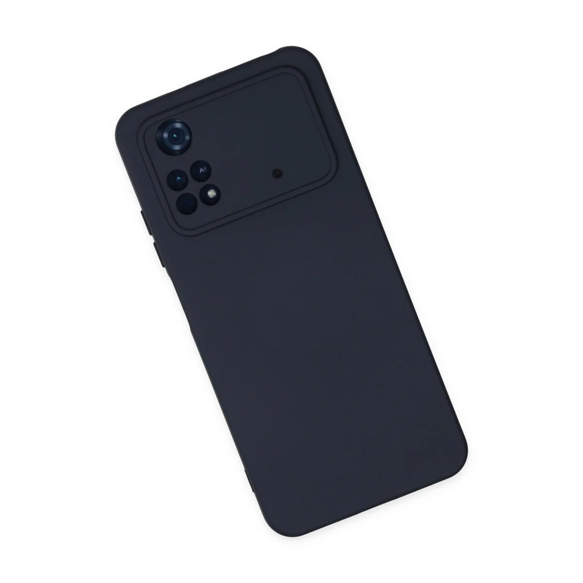 Poco M4 Pro 4G Kılıf Nano içi Kadife Silikon - Lacivert