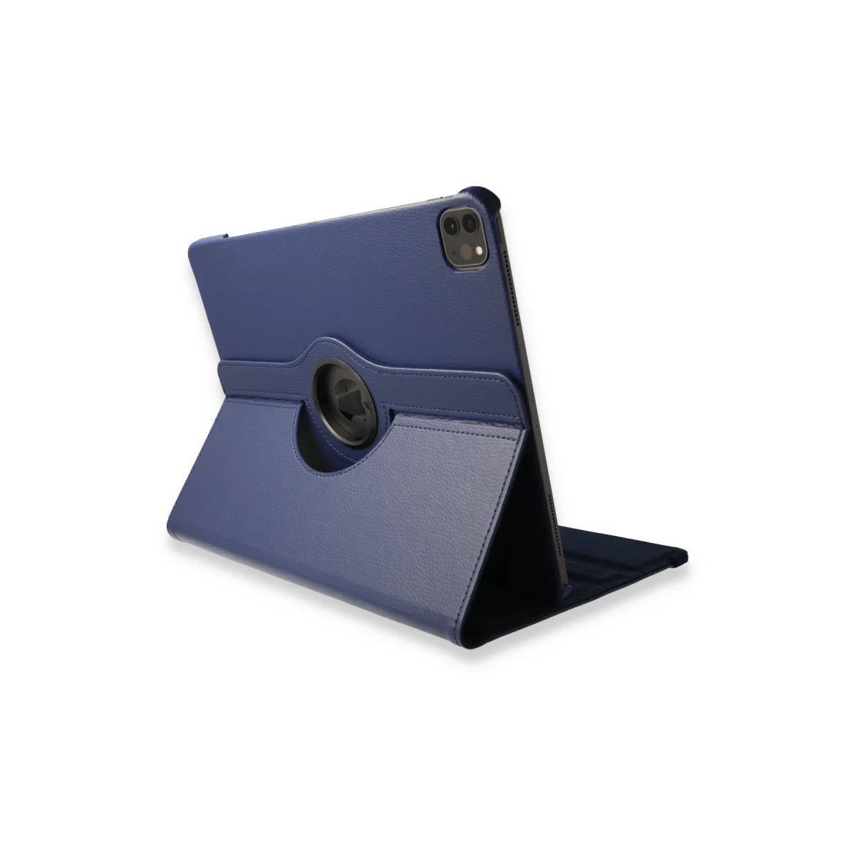 iPad Pro 12.9 (2021) Kılıf 360 Tablet Deri Kılıf - Lacivert