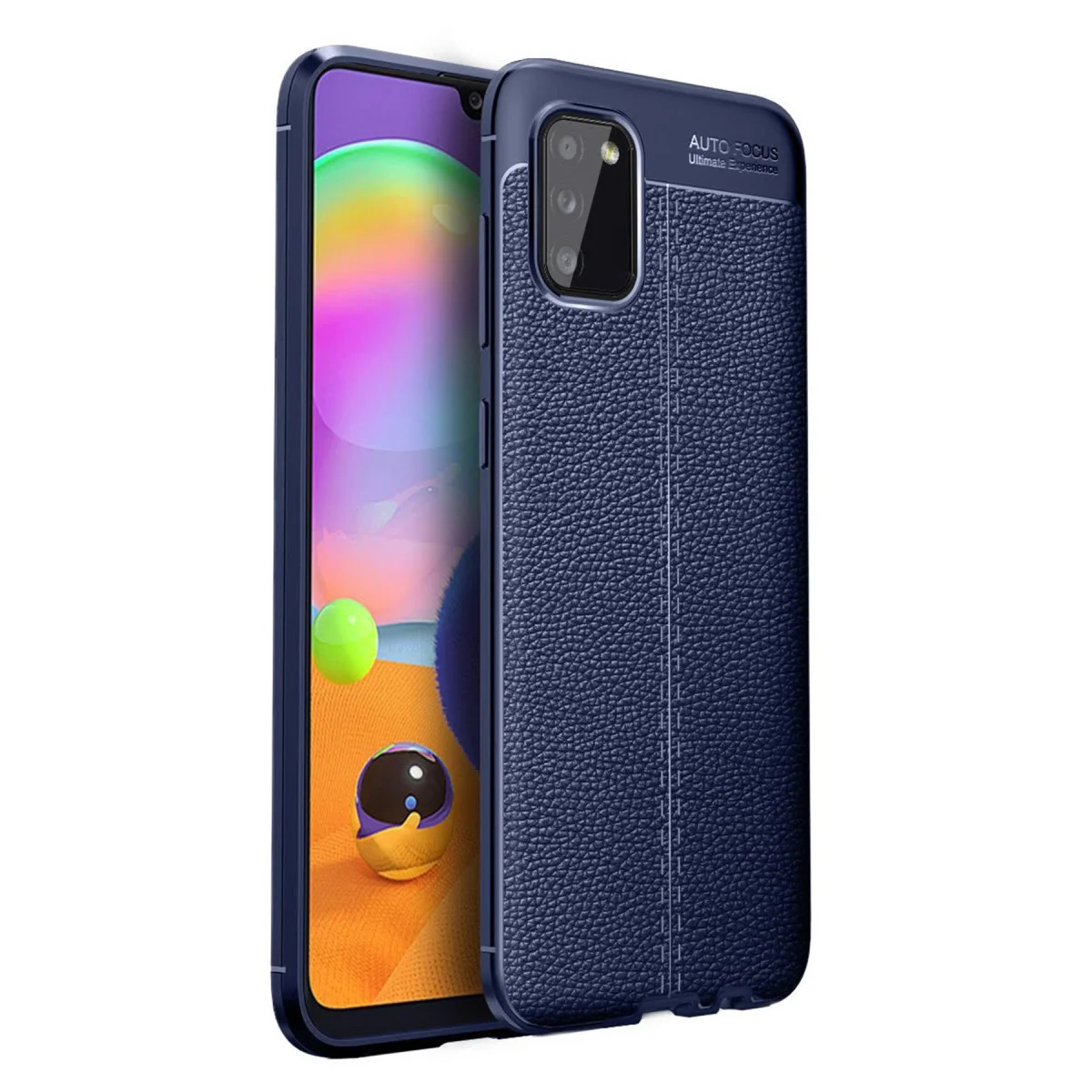 Galaxy A02S Kılıf Auto Focus Kapak - Lacivert