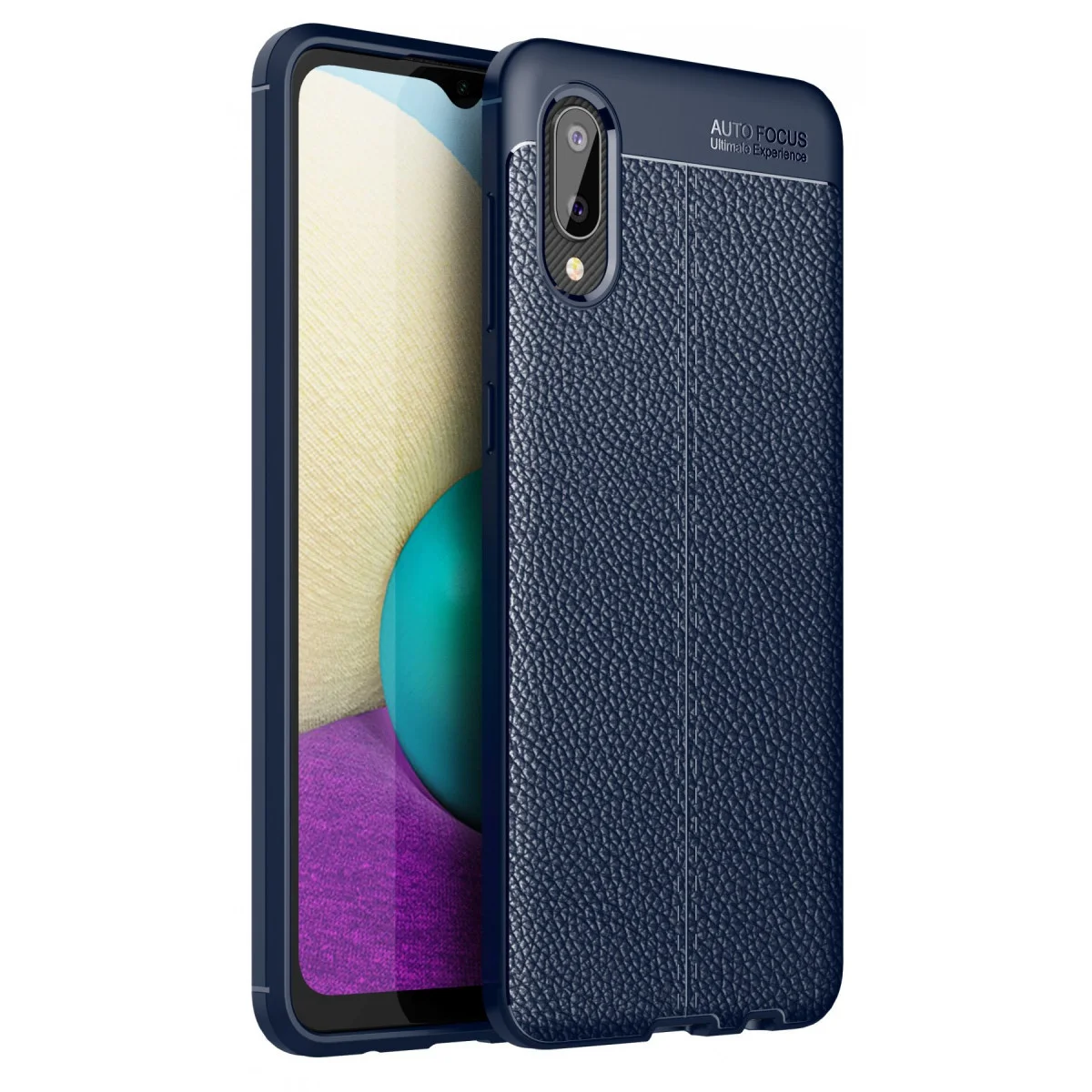 Galaxy A02 Kılıf Auto Focus Kapak - Lacivert