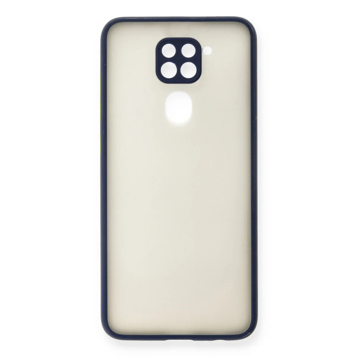 Redmi Note 9 Kılıf Montreal Silikon Kapak - Lacivert