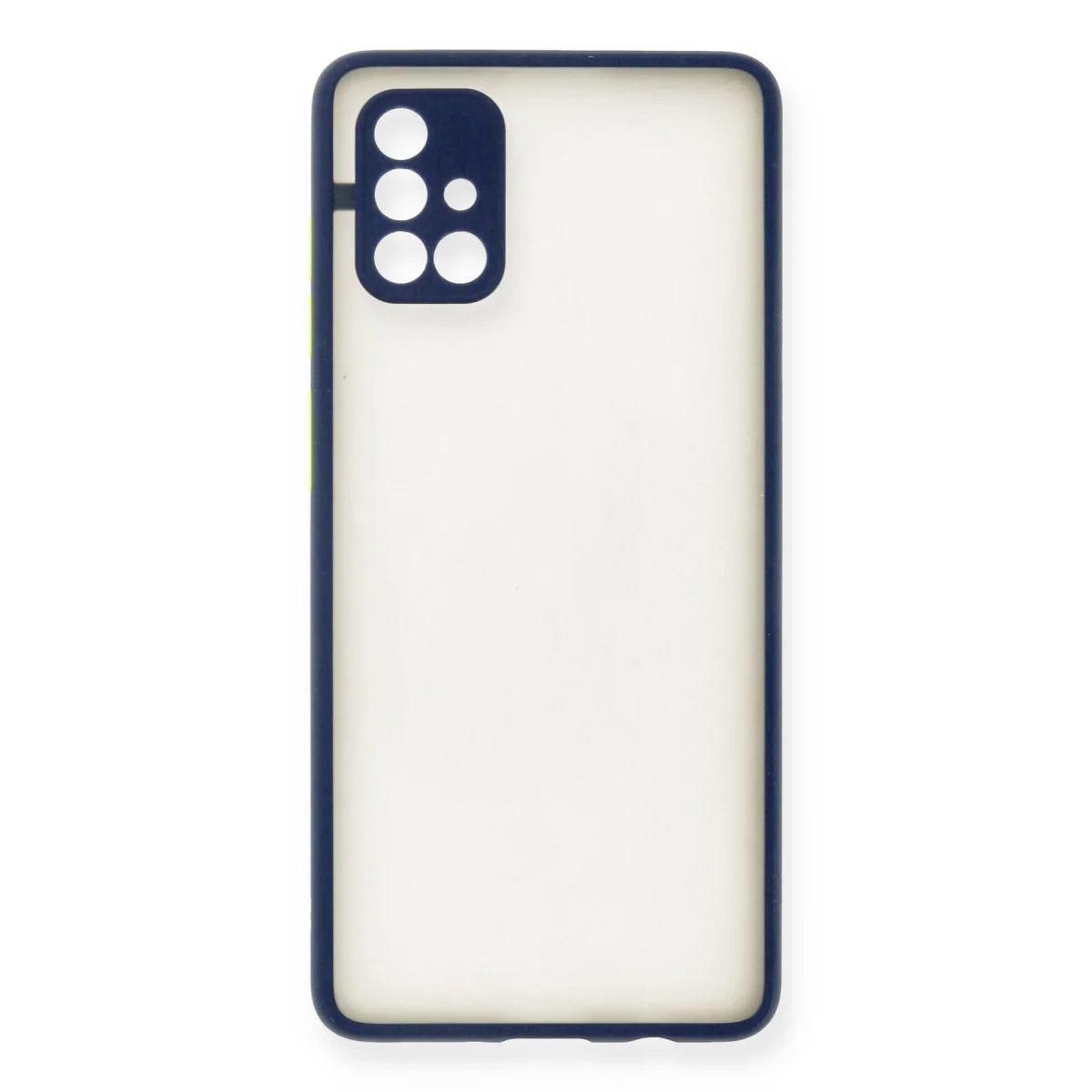 Galaxy A71 Kılıf Montreal Silikon Kapak - Lacivert