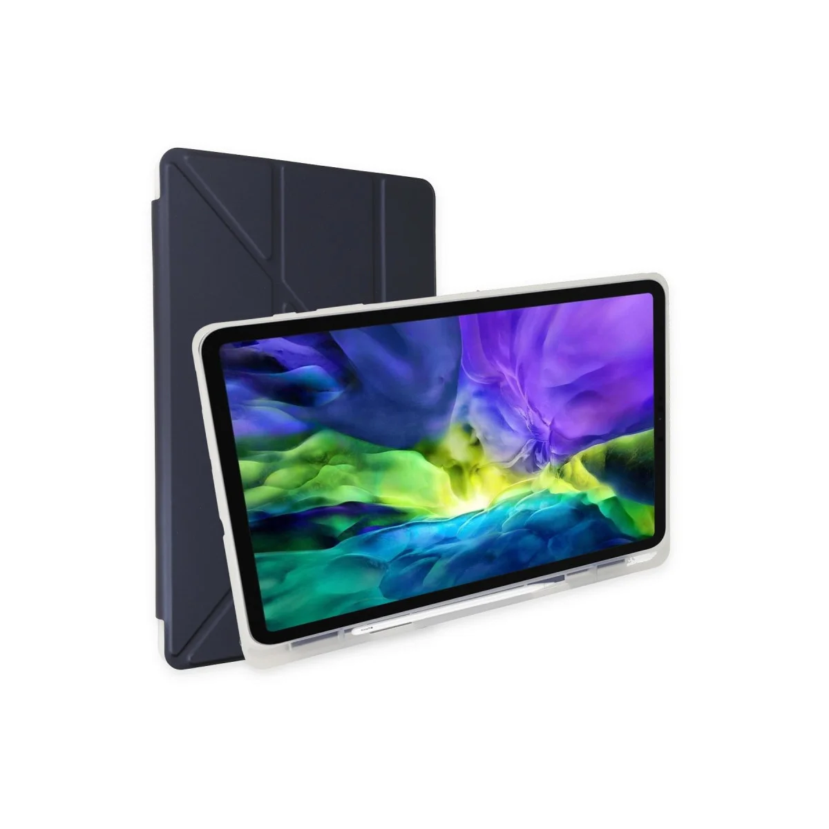 Mi Pad 5 11 Kılıf Kalemlikli Mars Tablet Kılıfı - Lacivert