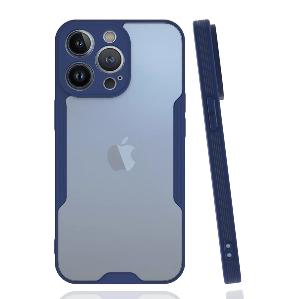 iPhone 14 Pro Kılıf Platin Silikon - Lacivert