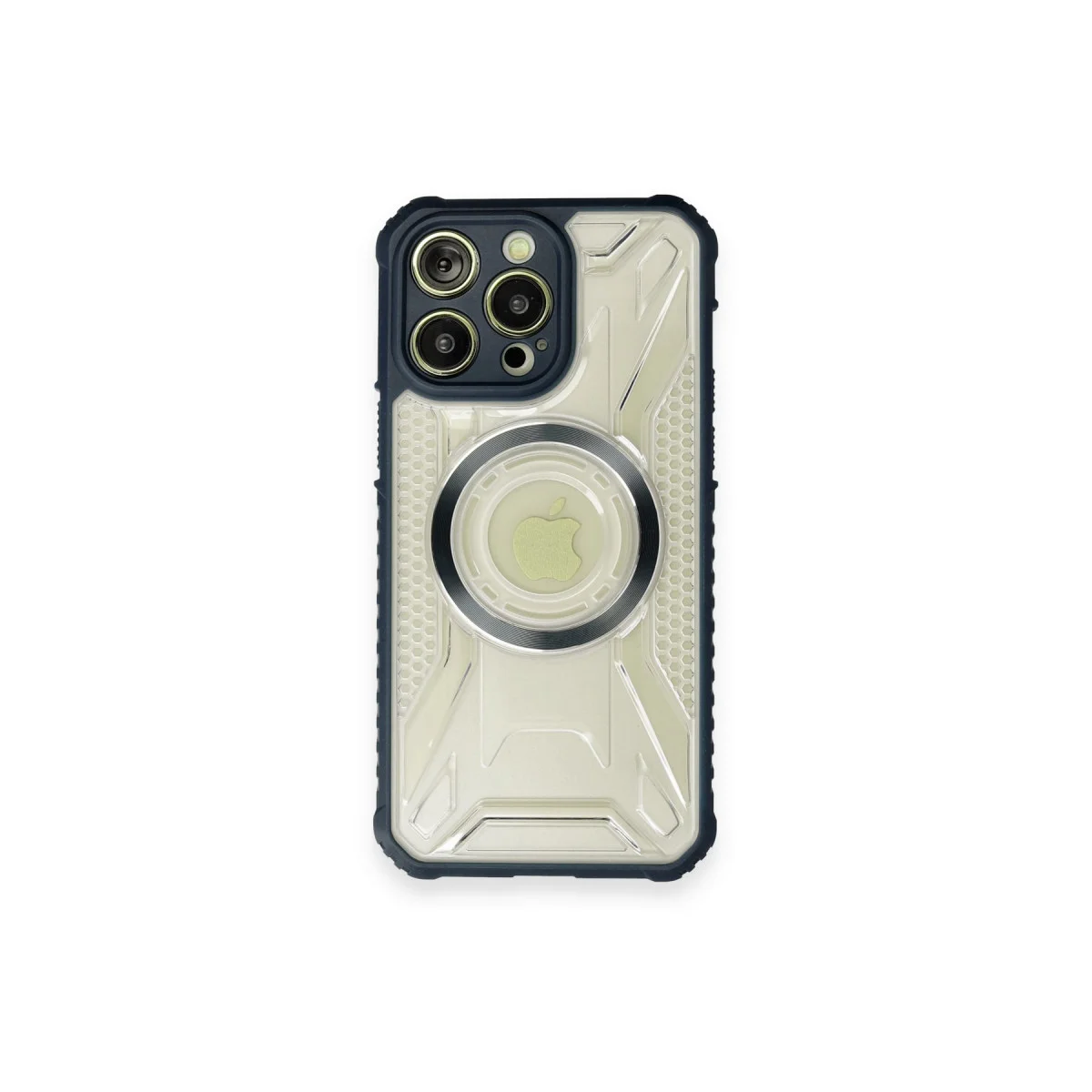 iPhone 12 Pro Max Kılıf Prag Magneticsafe Kapak - Lacivert