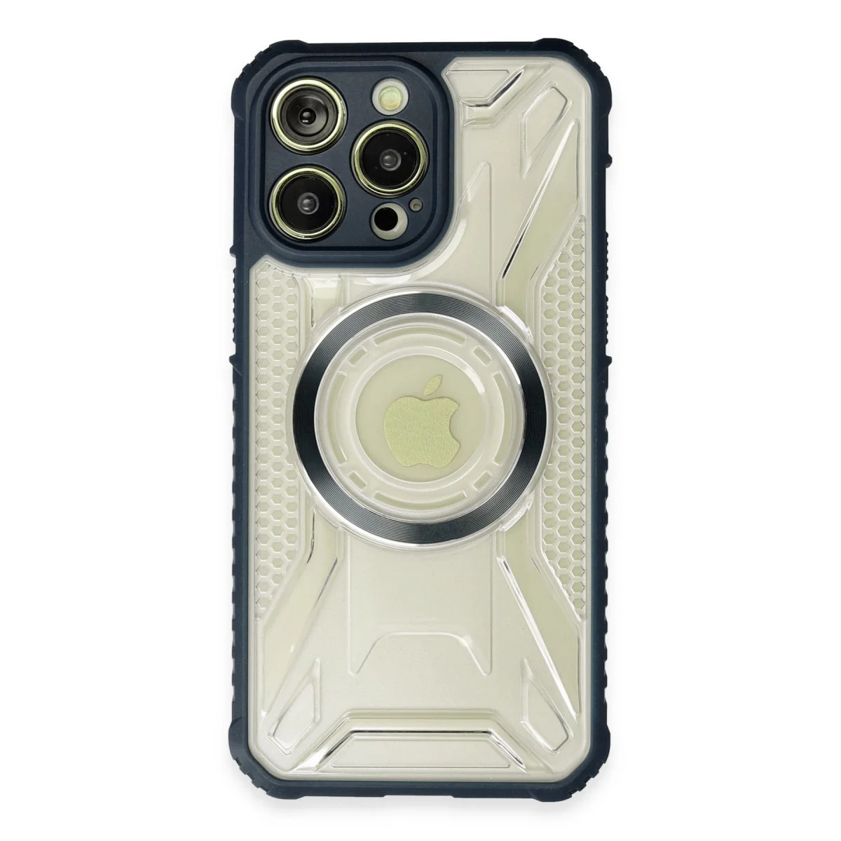 iPhone 13 Pro Max Kılıf Prag Magneticsafe Kapak - Lacivert