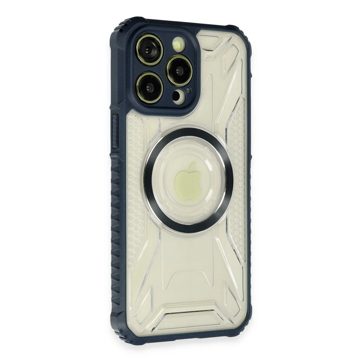 iPhone 13 Pro Max Kılıf Prag Magneticsafe Kapak - Lacivert