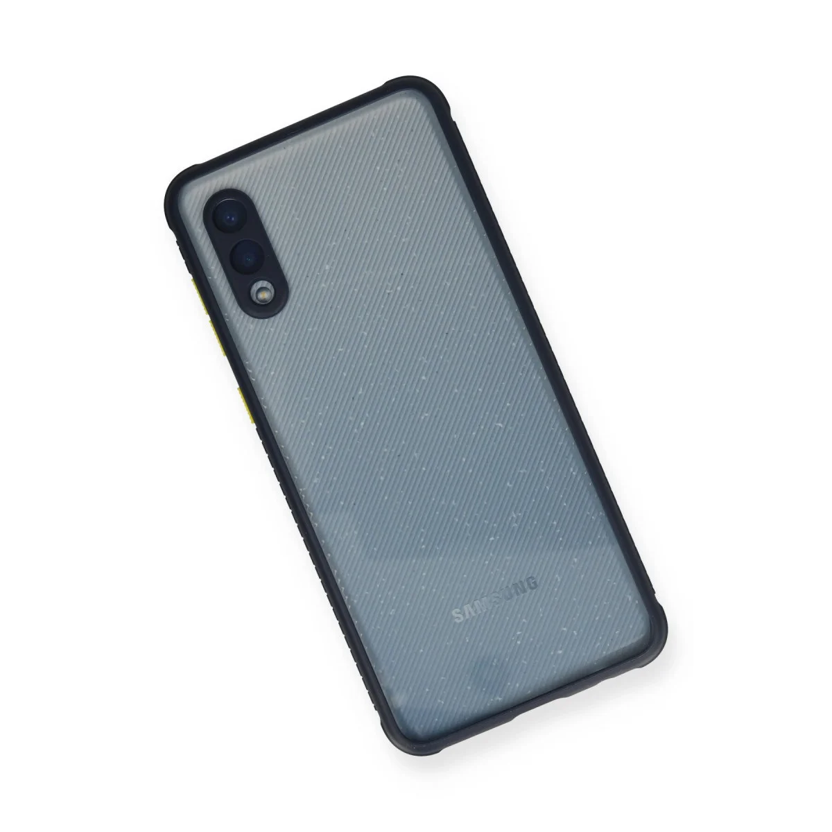 Galaxy A02 Kılıf Miami Şeffaf Silikon - Lacivert